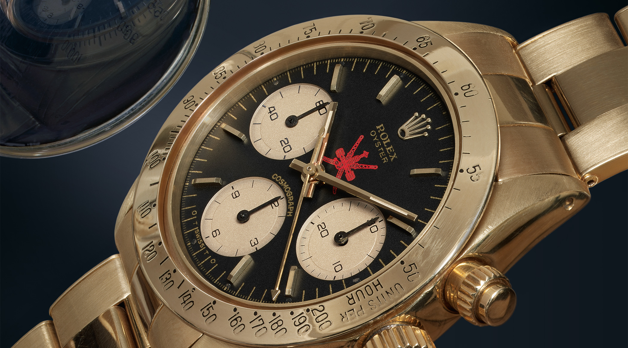 Rolex – The ‘Omani Red Blade’ Oyster Cosmograph Daytona ref. 6265 ...